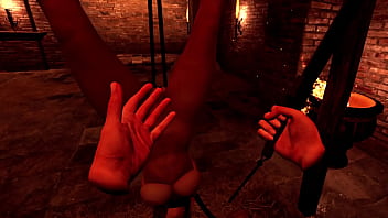 Preview 2 of Virus Ling - Slaves Of Rome Porn Game - Sex Slave Gets Whipped in Dungeons (Virtual Reality)