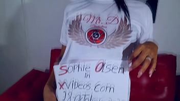Preview 2 of Dr Hd Sex School Xxxe - Sophie Olsen,  a young Latin slut in Miami (USA). Verification Video