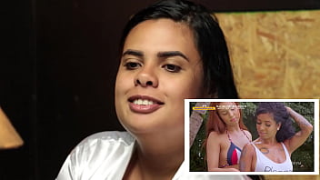 Preview 2 of Russian Nudist Family Teen - React ao filme Bobeou dan&ccedil_ou - Sant assistindo seu primeiro porno com a presen&ccedil_a de Ariella Ferraz a gata hardcore que s&oacute_ faz anal - Amanda Borges - Aquele Mario