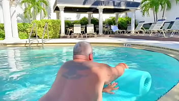 Preview 1 of Old Mom Slim Bauty Hd - Fat ass has an ass orgasm on older gentleman