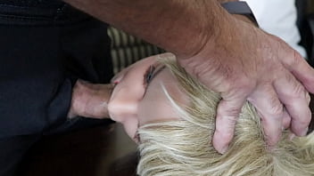 Preview 3 of Ass Pro7 - Pale Whore Upside Down Sloppy Face Fuck with Doll Head,  Chocked her with my Cock down her throat,  Jacked off on doll,  Perfect  Blonde -Muscular Jane Darlling JY Sex Doll -Slut-Face Fuck- FAT COCK ROUGH DEEPTHROAT SLUT BITCH -CUMSHOT-