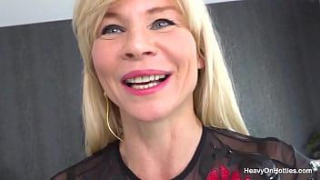 Preview 1 of 16 Yers Porm Vido - Naughty MILF Nadya Basinger Laps Up Cum After An Anal Pounding With HeavyonHotties Stud Cel