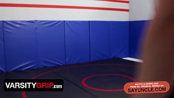 Preview 1 of Jack Napier Matcha Cat - Varsity Grip - Grant Ducati and Quin Quire Play A Game After An Intense Wrestling Match