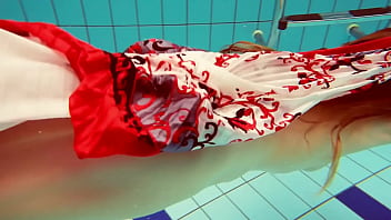 Preview 3 of Russian Anal House - Sexy Polish babe Marketa naked in the pool