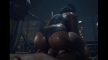 Preview 2 of Alexia Skye Throat - Pharah riding big cock