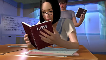 Preview 1 of Everybody Fucks My Wife Yay - He is helping her with her studies