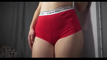 Preview 3 of Liz Rabinw - Hot Babe In Short Panty Showing Off Her Big CamelToe