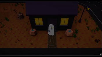 Preview 2 of Wife Hubby Clean Up Bbc Gangbang - Sex Or Treat [Halloween Hentai game PornPlay ] Ep.3 creampie the naughty witch pussy
