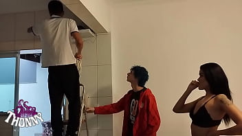 Preview 2 of Www Sexx Com Video - ABATEMOS A MORENA EM SUA CASA