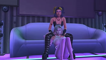 Preview 1 of Ture Bus Sex - Cyberpunk 2077 Noite de divers&atilde_o // 3d