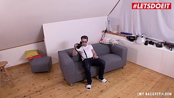 Preview 1 of Zing Bar - LETSDOEIT - Small Tits Model (Nataly Gold) Has Her Juicy Pussy Ravaged By Big Cock Stud (Lutro)