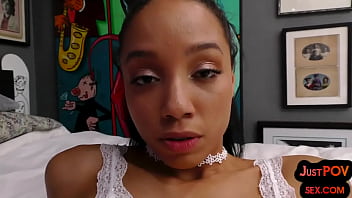 Preview 2 of Xxx Video 1h - POV Nubian smalltits teen closeup nailed while talks nasty