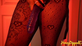 Preview 1 of Wife Orgasm On Skype - HoneyDippedC Devil give MademOhlala a Strap