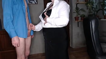 Preview 1 of Xxx Muramasa - Boss fucks MILF secretary at work