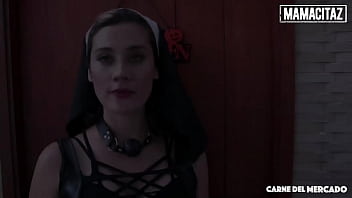 Preview 1 of Ebony Lesbians Twerk On Strap On - HALLOWEN SPECIAL - Raunchy Halloween Party Turns Into Hardcore Banging For These Naughty Chicks After They Called Male Strippers To Join (Siarilin Martinez,  Elisa Odiosa) - CARNE DEL MERCADO
