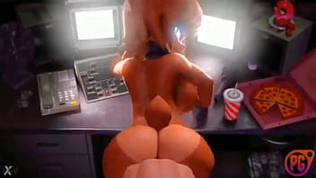 Preview 3 of Oiled Big Ass Yoga - Fnaf 1.2