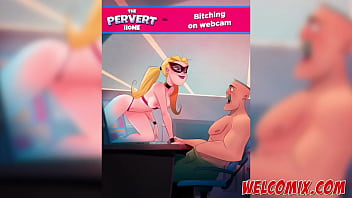 Preview 1 of Sentasional - Bitching on webcam - Pervert Cartoons