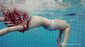 Preview 1 of Baby Sxxx - Nina Mohnatka so hot and sexy in the pool
