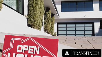 Preview 1 of Jav Thereza - TRANSFIXED - Kinky Petite Summer Col Fakes Buying A House Only To Fuck Hot Trans Realtor Gracie Jane