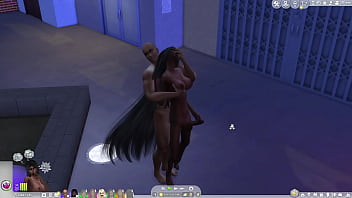 Preview 3 of Rashyan Xxx Videos - sims 4 shemale whores with extremely long hair on tropical sex island compilation