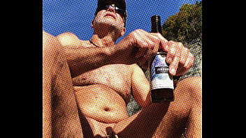 Preview 1 of Boob Preseing - sitting bear pee