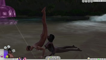 Preview 1 of A Slutty Influence P3 - sims 4 shemale ladyboy whores foot fetish on tropical island compilation