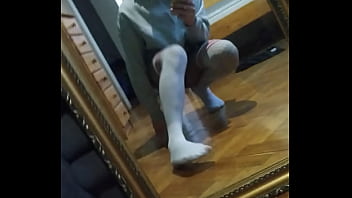 Preview 2 of Best Full Sex Video - Cross dresser with dildo