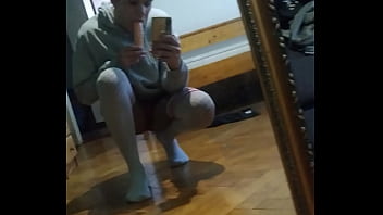 Preview 1 of Best Full Sex Video - Cross dresser with dildo