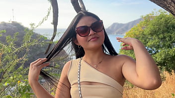 Preview 1 of Chid Sex Vidio - Hermosa turista le es infiel a su marido con un desconocido por dinero