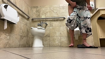 Preview 3 of Mom Pov Lyla Yoga Instructor - PUBLIC TOILETS GETS ME SO FUCKING HORNY