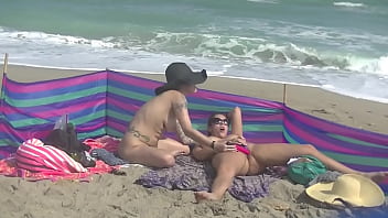 Preview 4 of Jan Love Xxx - Exhibitionist Wife 484 Part 1 - Mrs Nikki Brooks And Mrs Ginary Go To The Nude Beach!