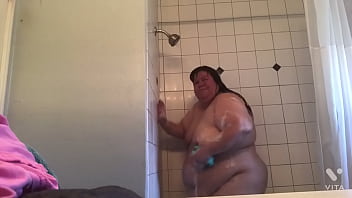 Preview 2 of Boob To Drink - SSBBW Shower Routine