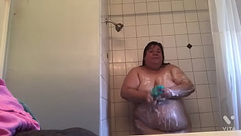 Preview 1 of Boob To Drink - SSBBW Shower Routine