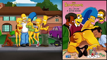 Preview 3 of Bbc Sreaming - All in on a Gang Bang - The Simptoons