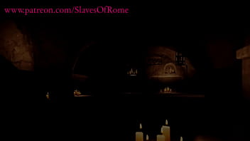 Preview 1 of Jav Grandpa Fuck - Slaves of Rome 3D Adult Game - Hot Orgy at the Catacombs