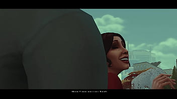 Preview 2 of Gostosa Do Youtube - Secretly Sucking Straight Neighbor Through Gloryhole
