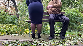 Preview 1 of Natural Hard Fucking - Stepmom takes off her pantyhose and panties to pamper her stepson