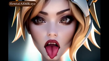 Preview 3 of Hard Kiss On Pussy - Mercy Ahegao Compilation Visual Journey