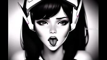 Preview 2 of Hd Video Xxxcom - D.Va Awaits Cum Tributes Ahegao Face Compilation