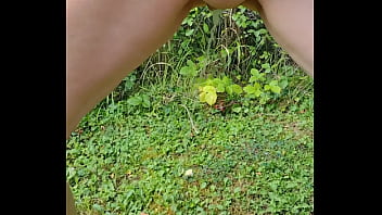 Preview 1 of Sunny Xxx Boob - Pissing in the woods