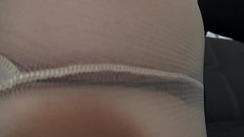 Preview 1 of Real Wife Go Massage - Worship my nylon ass,  lick and sniff the horny nylon! Cumm all over my sexy nylon ass!