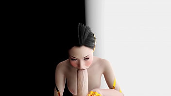 Preview 3 of Katrina Kaf Xxx Video - Hanako Arasaka from Cyberpunk 2077 Handjob and Blowjob!