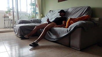 Preview 2 of Fap Solo - Neighbours love watching thick cum dripping down my cock