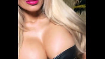 Preview 2 of Jens 13 Years Sex - Woman in leather showing off her boobs