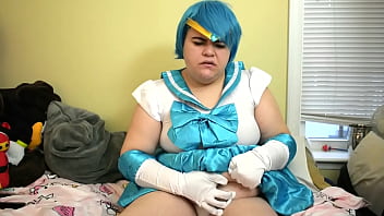 Preview 2 of Porn Supar - Sailor Mercury Belly Button Fingering Sailor Moon