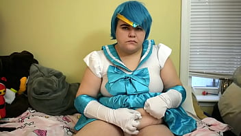 Preview 1 of Porn Supar - Sailor Mercury Belly Button Fingering Sailor Moon