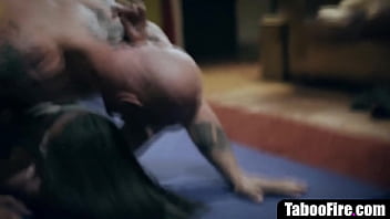 Preview 3 of Thiaga Ghana Porno - Hot brunette athlete anal fucked by mma coach