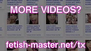 Preview 3 of Indian Tami - Japanese Asian Tongue Spit Face Nose Licking Sucking Kissing Handjob Fetish - More at fetish-master.net