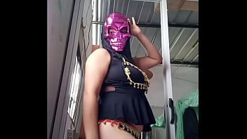 Preview 1 of Mom And Son Xx Friends Fuking Xx - SHE IS THE BITCH OF THE HOUSE!! STEPSIST SEDUCES ME WITH A SEXY MASK AND AN ARABIC DANCE IN THE TOOPLES STYLE. REAL HOMEMADE PORN OF HOT BRUNETTE.