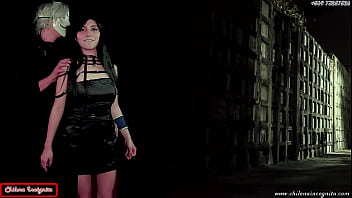 Preview 3 of Air Host Sexxxx - Bruja sexy culea en Cementerio y en plena NOCHE -  Se vuelve loca de placer - TRAILER